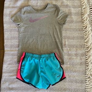 Nike shorts and shirt